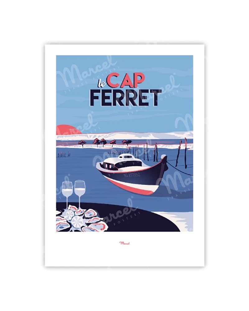 Carte Postale CAP FERRET "Le Mimbeau"