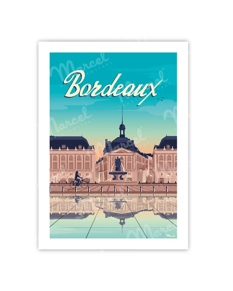 Carte Postale BORDEAUX "Place de la Bourse"