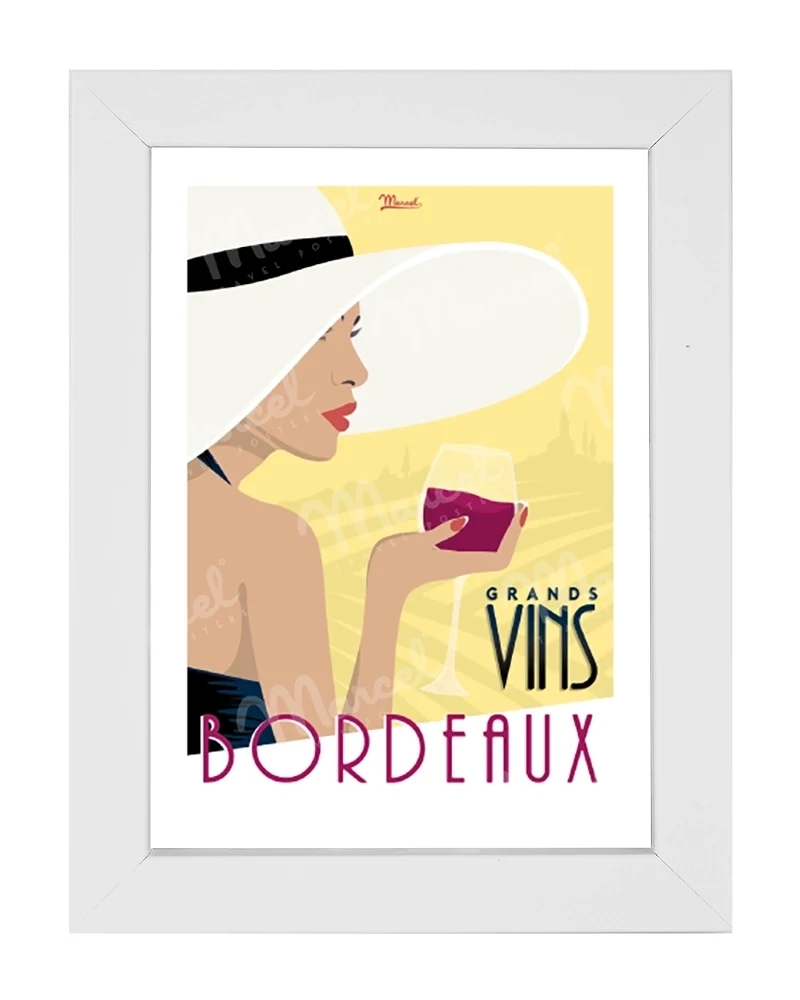 Carte Postale BORDEAUX "Grands Vins"