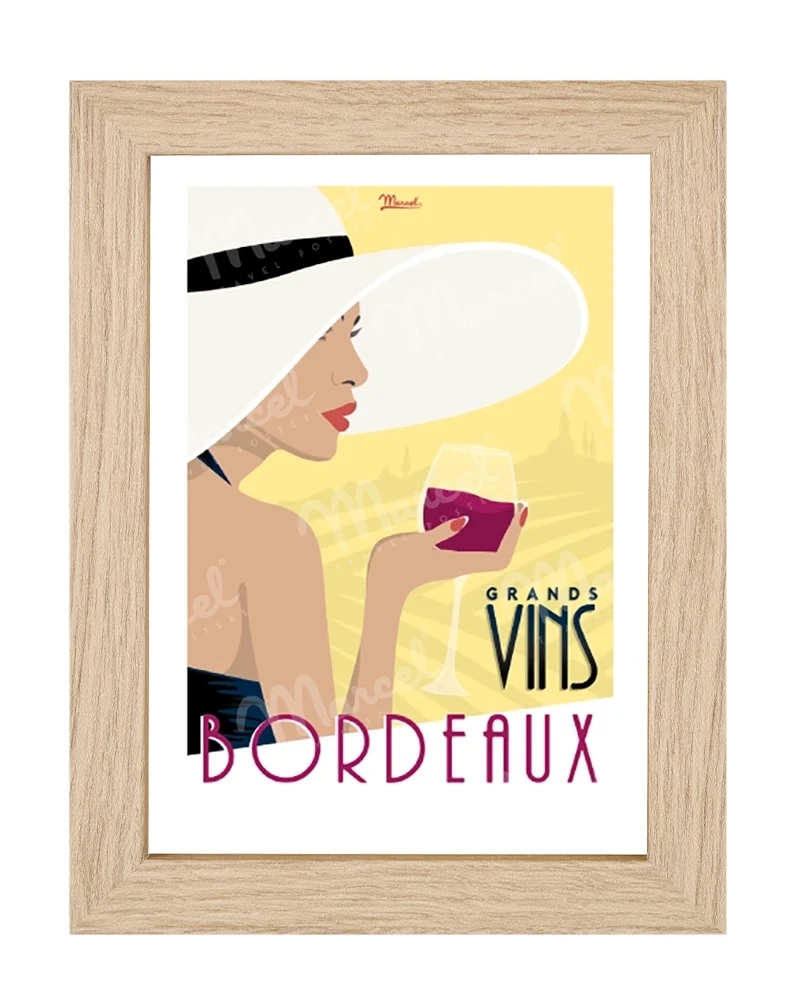 Carte Postale BORDEAUX "Grands Vins"