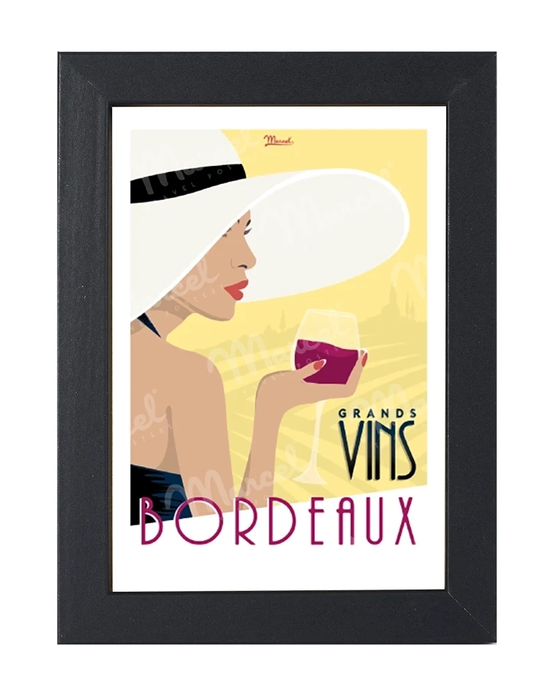 Carte Postale BORDEAUX "Grands Vins"