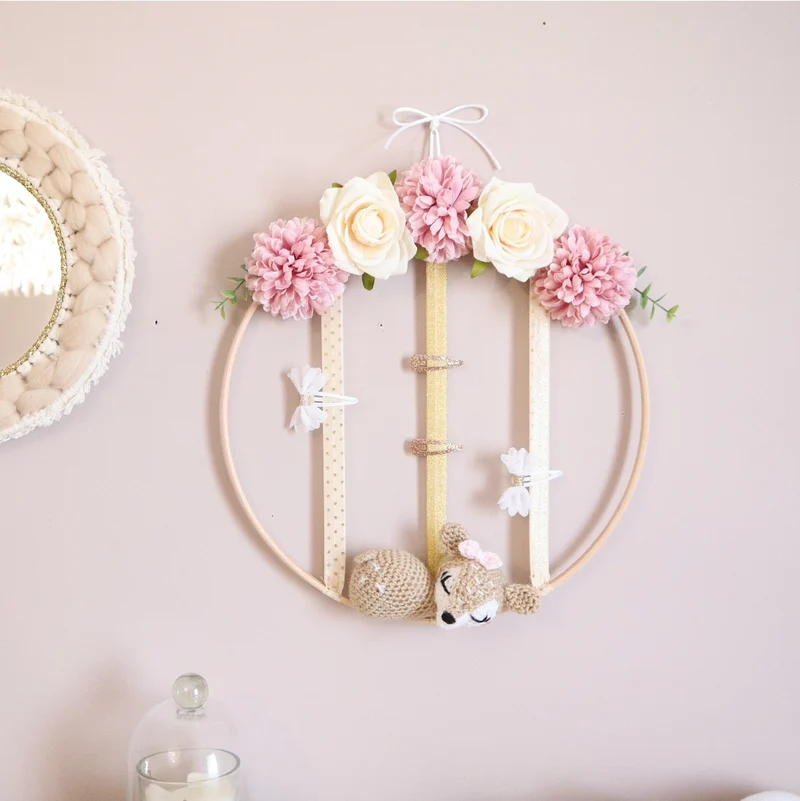 Porte-Barrettes "Chloé" + Animal au choix