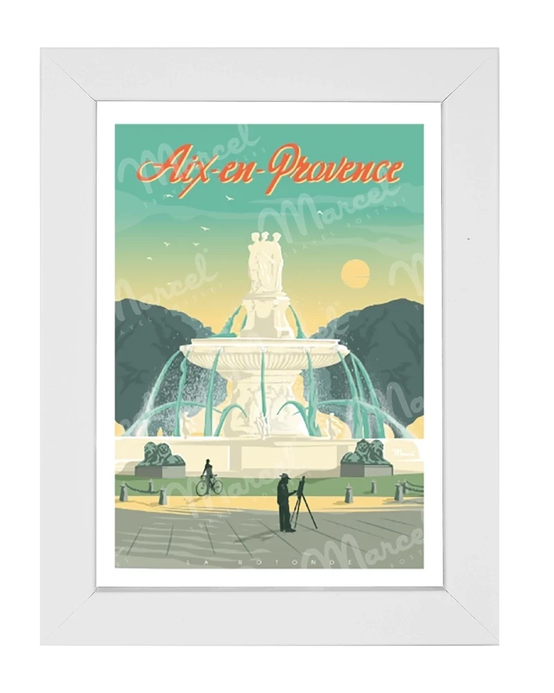 Carte Postale AIX-EN-PROVENCE "La Rotonde"