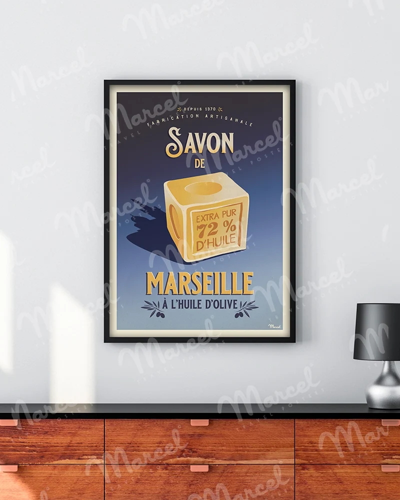 Affiche "Savon de MARSEILLE"