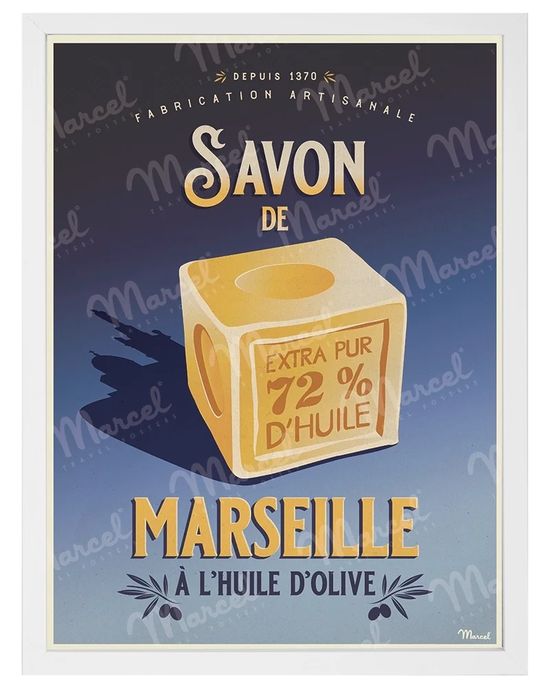 Affiche "Savon de MARSEILLE"