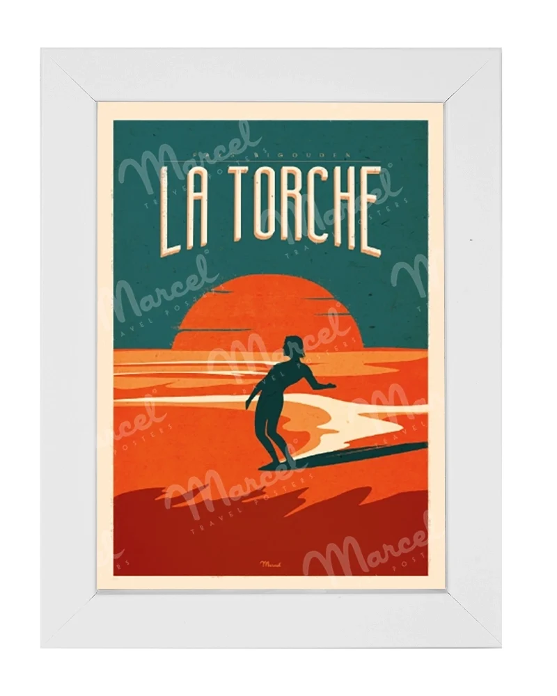 Carte Postale LA TORCHE "Surfing"