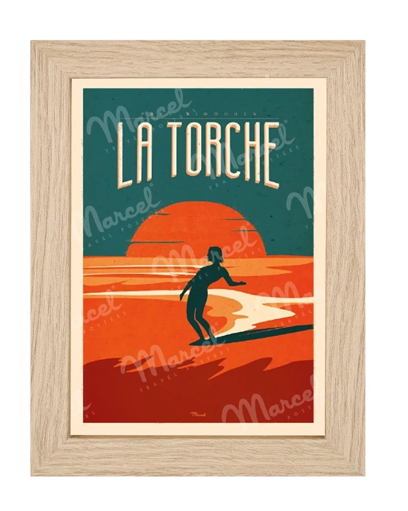 Carte Postale LA TORCHE "Surfing"