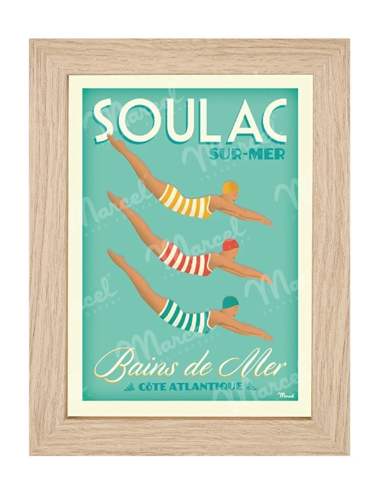 Carte Postale SOULAC "Bains de Mer"