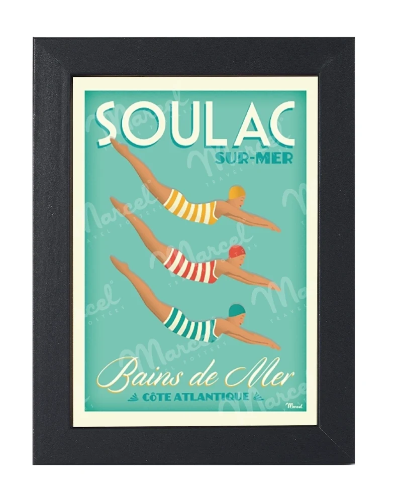 Carte Postale SOULAC "Bains de Mer"