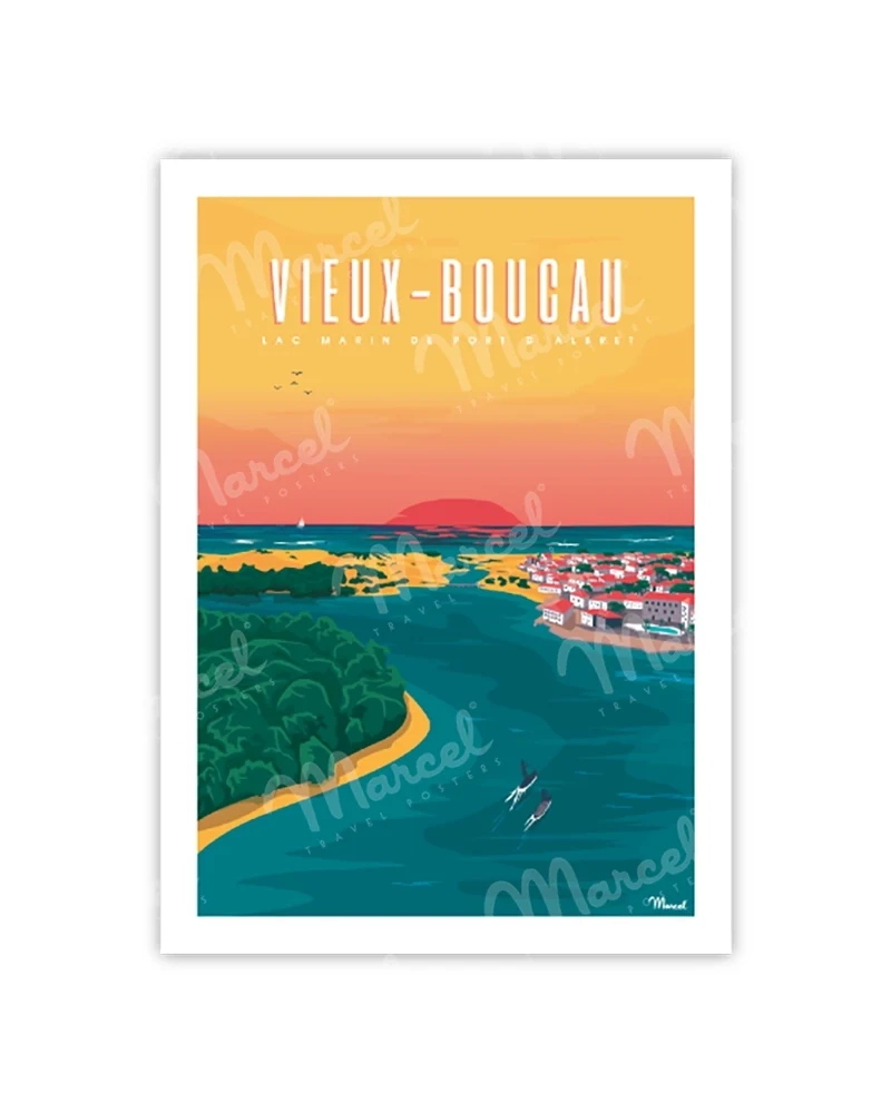 Carte Postale VIEUX BOUCAU "Port d'Albret"