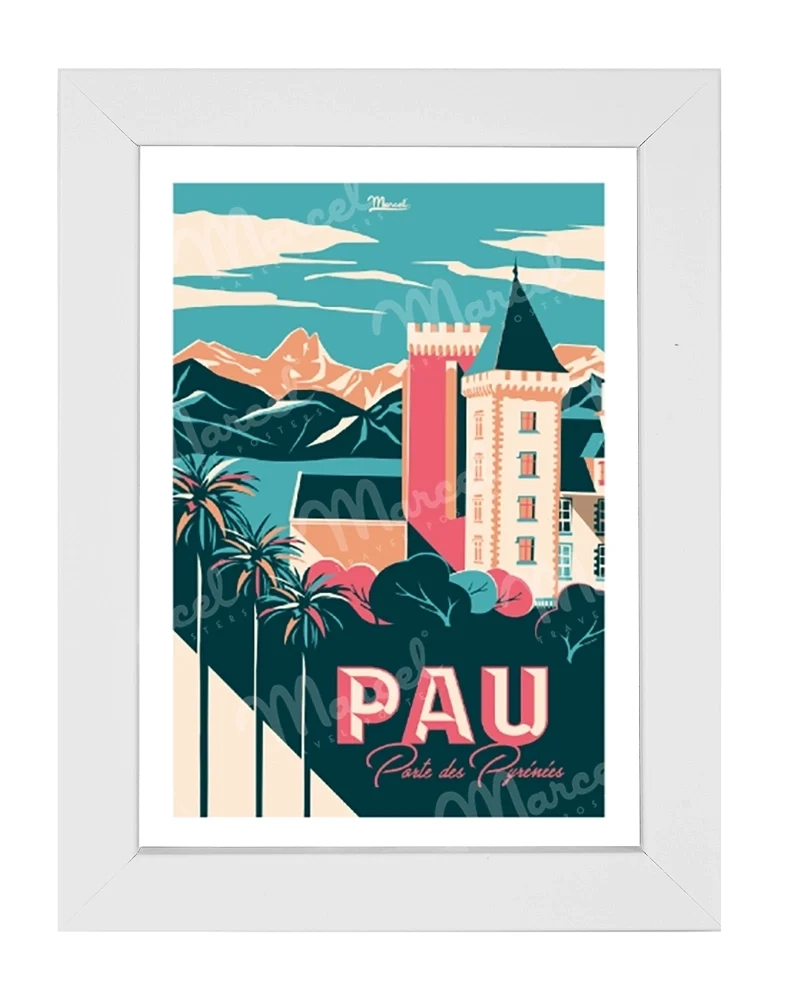 Carte Postale PAU "Porte des Pyrénées"