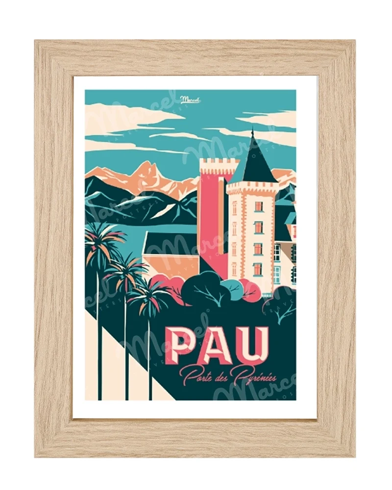 Carte Postale PAU "Porte des Pyrénées"
