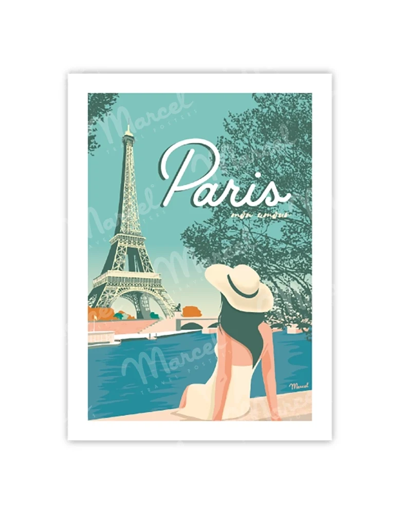 Carte Postale PARIS "Mon Amour"