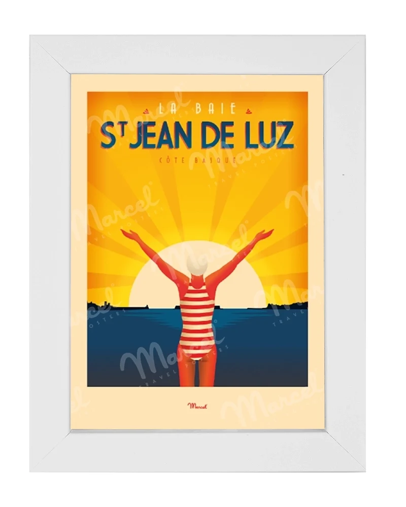 Carte Postale SAINT-JEAN-DE-LUZ "La Baigneuse"