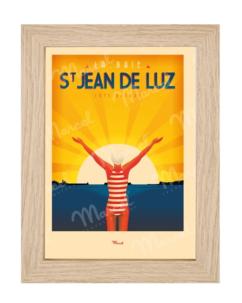 Carte Postale SAINT-JEAN-DE-LUZ "La Baigneuse"