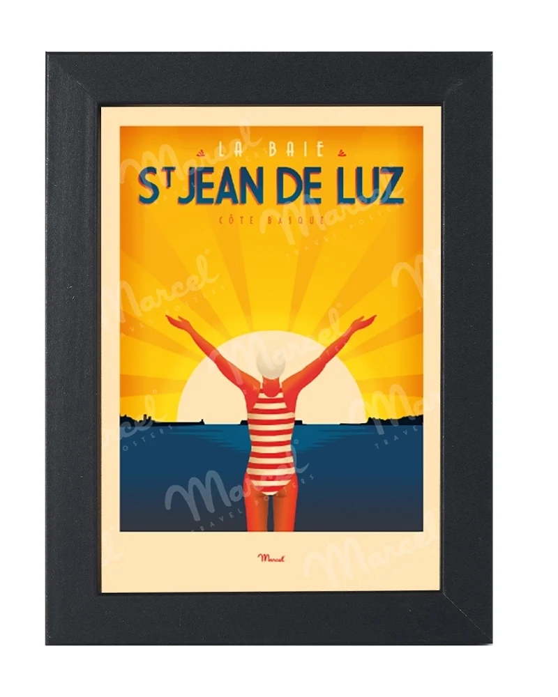 Carte Postale SAINT-JEAN-DE-LUZ "La Baigneuse"