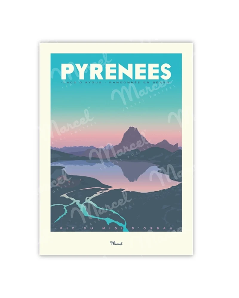 Carte Postale PYRÉNÉES "Lacs d'Ayous"