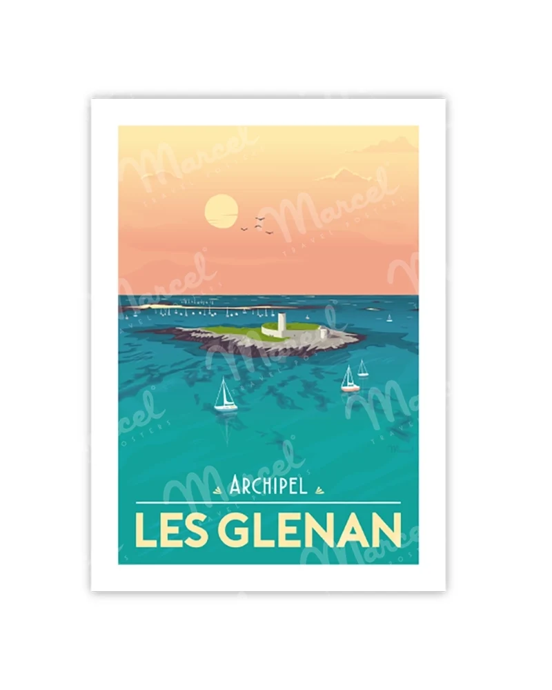 Carte Postale ARCHIPEL LES GLENAN
