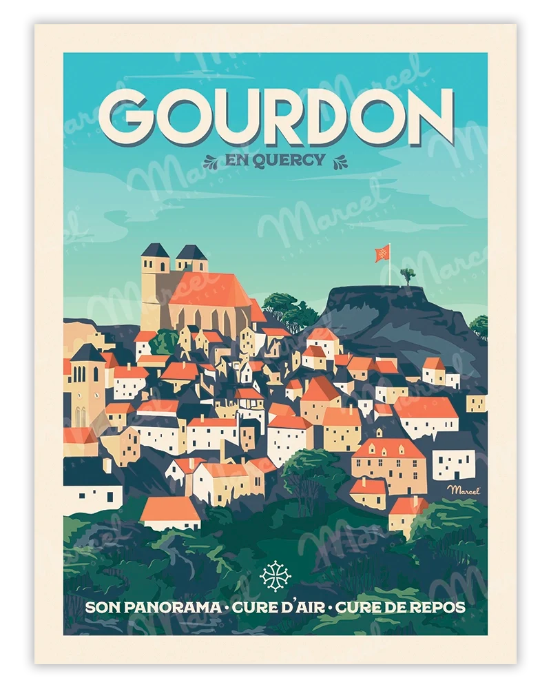 Affiche GOURDON