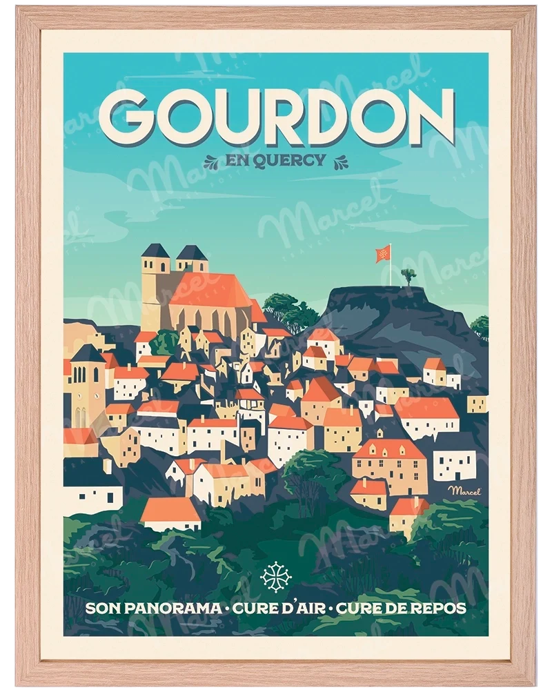 Affiche GOURDON