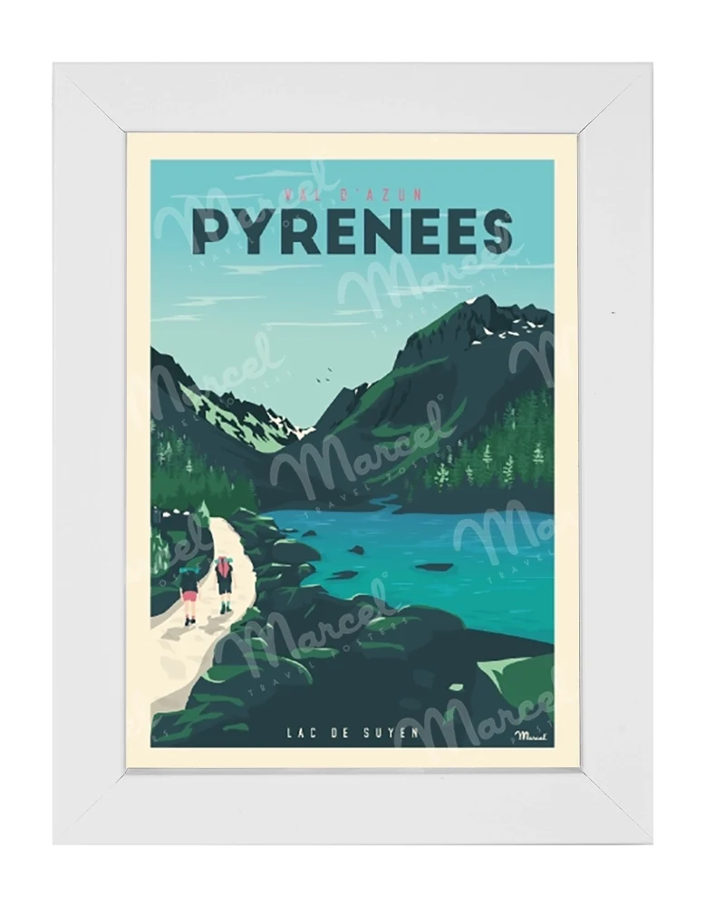 Carte Postale PYRÉNÉES "Val D'Azun - Lac de Suyen"