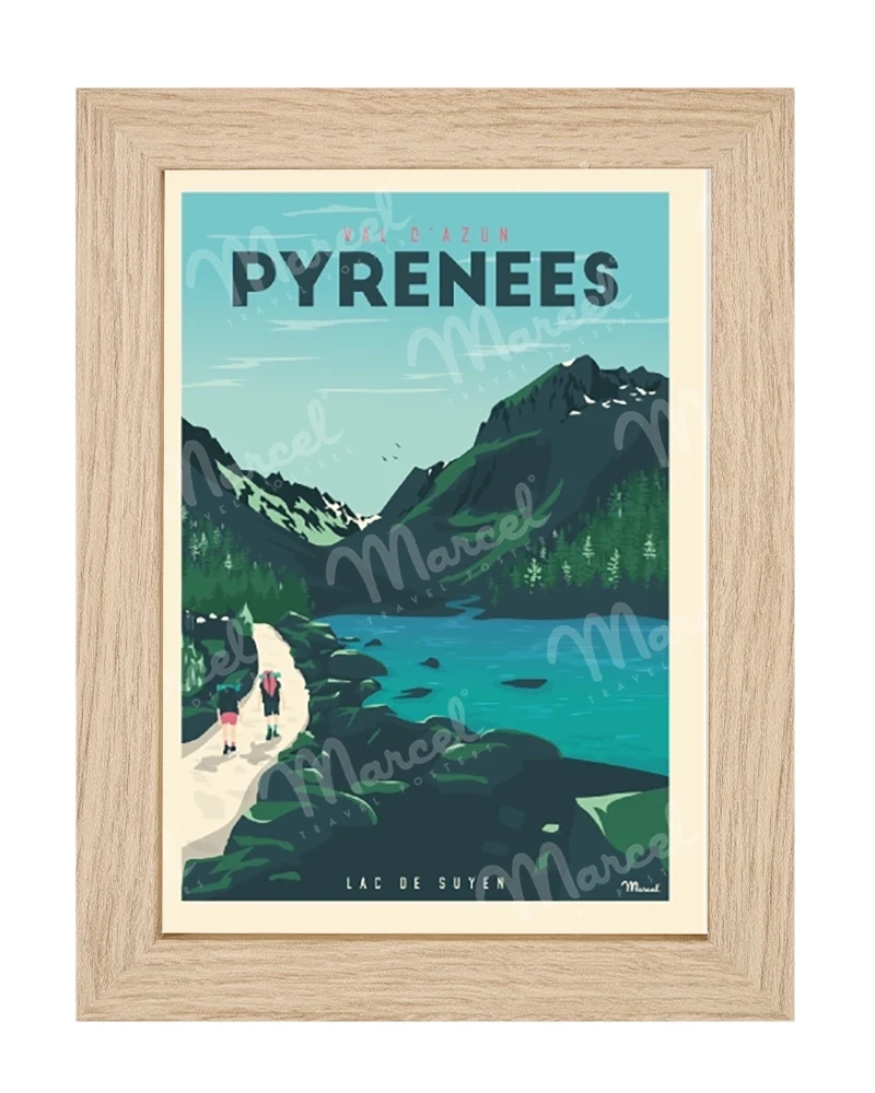 Carte Postale PYRÉNÉES "Val D'Azun - Lac de Suyen"