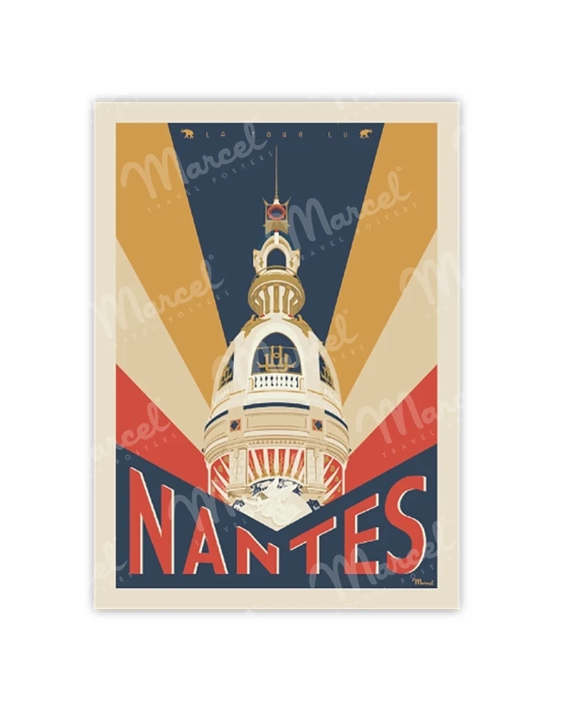 Carte Postale NANTES "La Tour Lu"