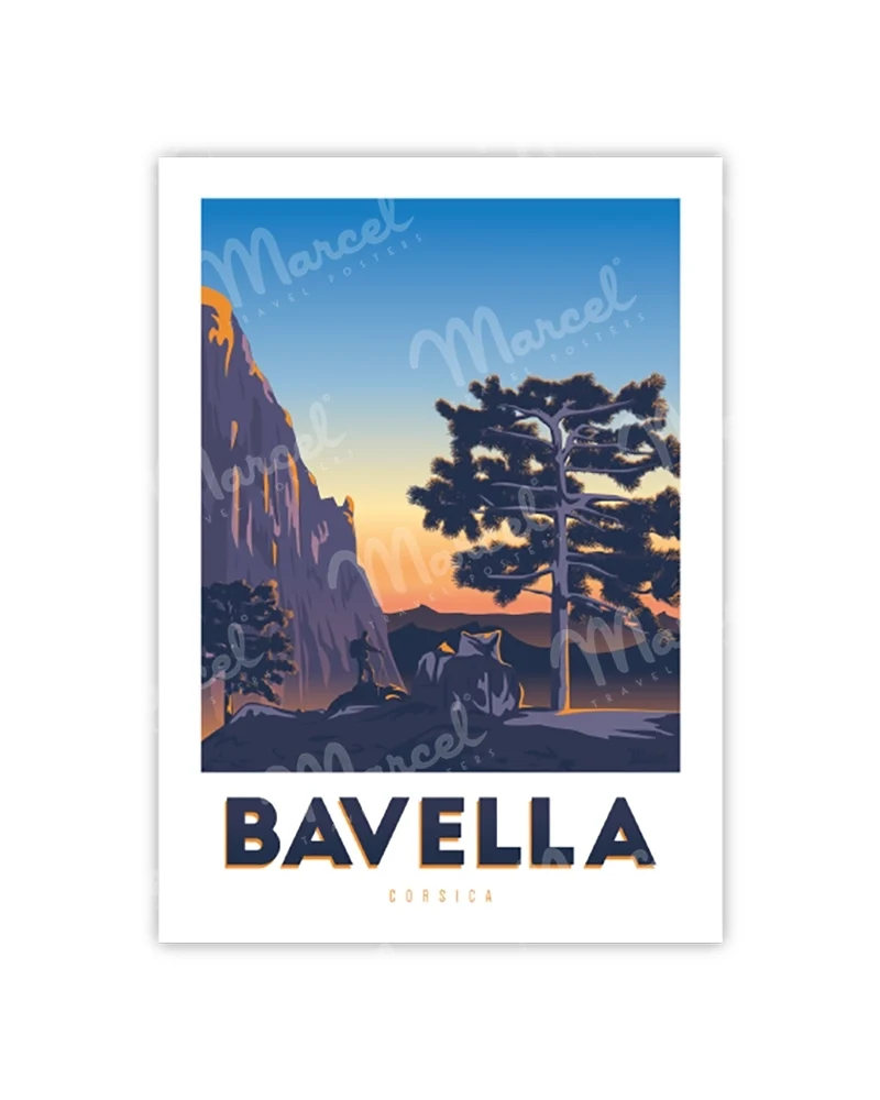 Carte Postale CORSE "Randonnée à Bavella"