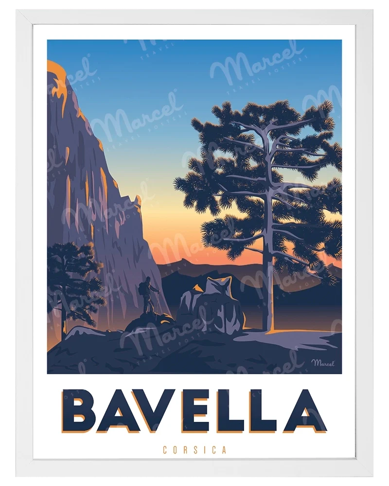 Affiche CORSE "Randonnée à Bavella"