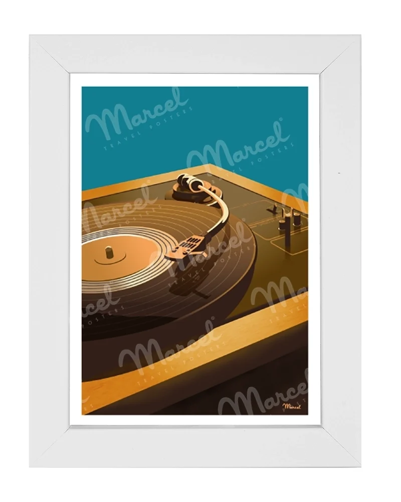 Carte Postale "Platine Vinyle"