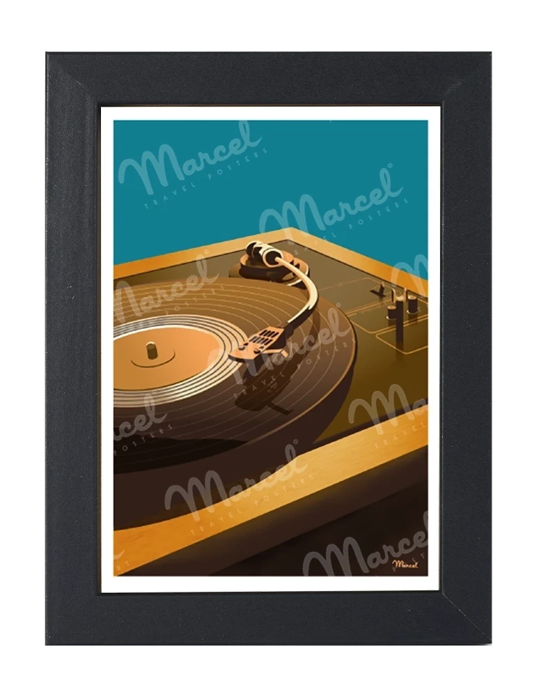Carte Postale "Platine Vinyle"