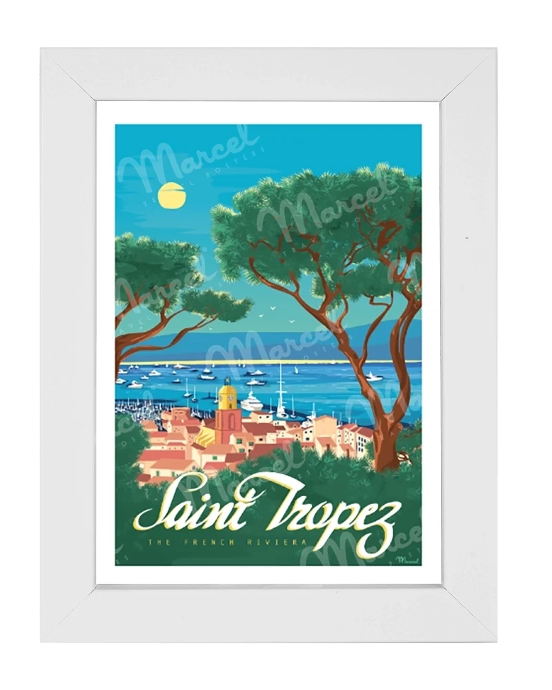 Carte Postale SAINT-TROPEZ "The French Riviera"