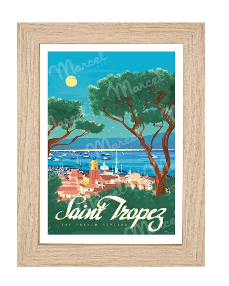 Carte Postale SAINT-TROPEZ "The French Riviera"