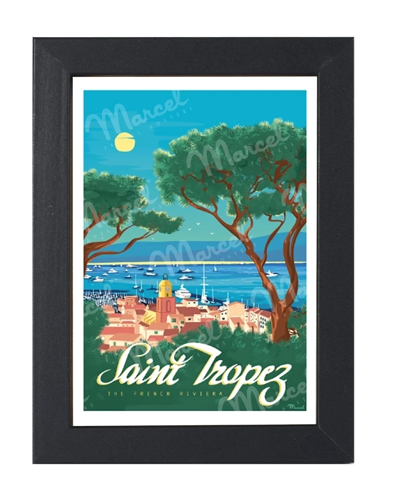 Carte Postale SAINT-TROPEZ "The French Riviera"