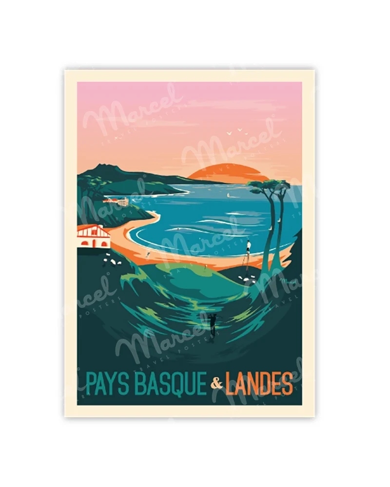Carte Postale PAYS BASQUE & LANDES