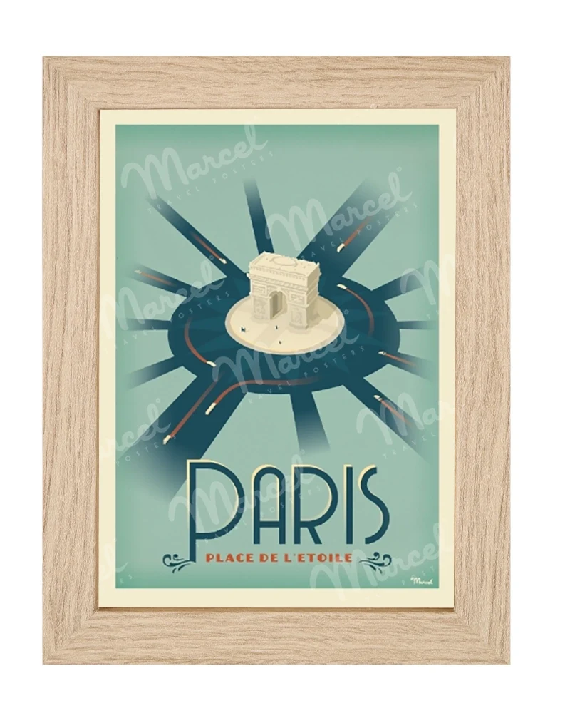 Carte Postale PARIS "Place de l'Étoile"