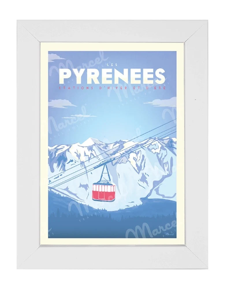 Carte Postale PYRÉNÉES "Téléphérique"