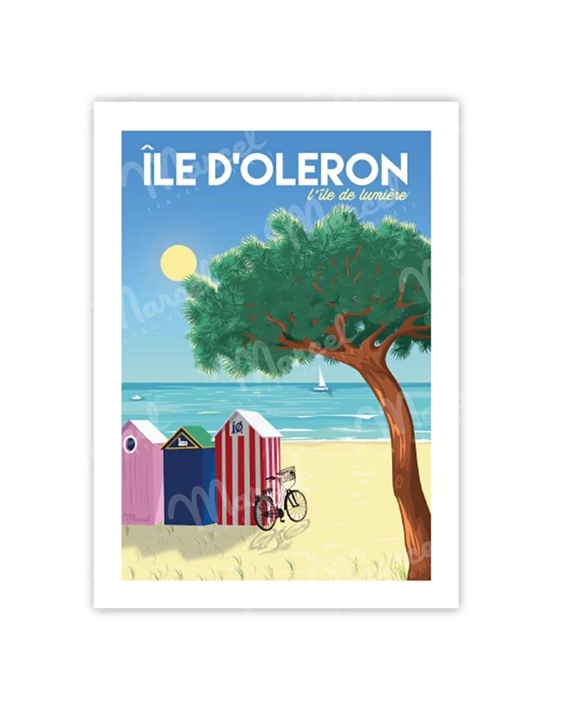 Carte Postale ÎLE D'OLÉRON "L'île de Lumière"