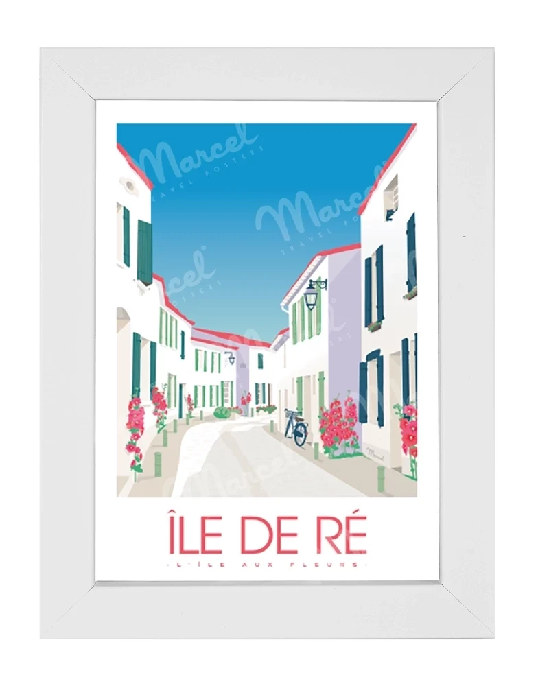 Carte Postale ÎLE DE RÉ "L'île aux fleurs"