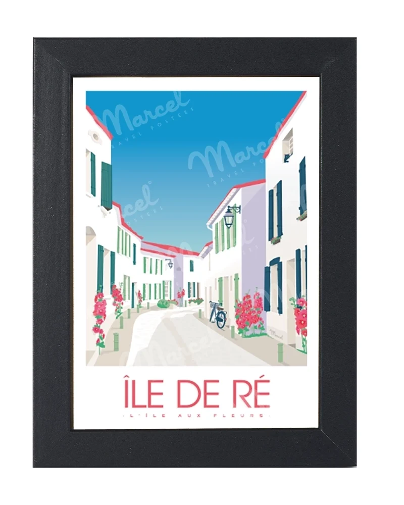 Carte Postale ÎLE DE RÉ "L'île aux fleurs"