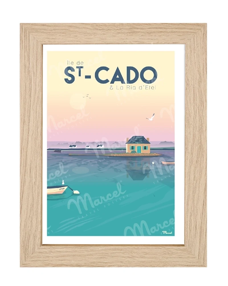 Carte Postale SAINT-CADO "La Ria d'Etel"