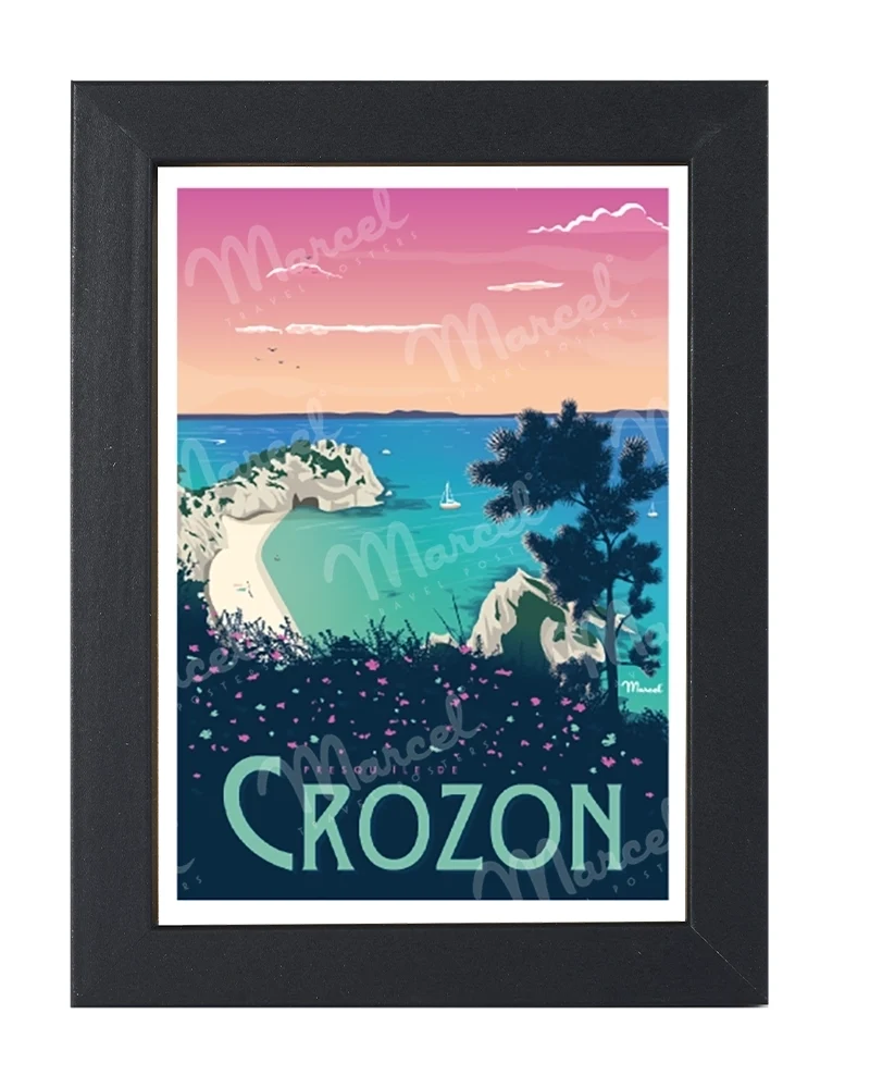 Carte Postale CROZON "Plage de l'Île Vierge"