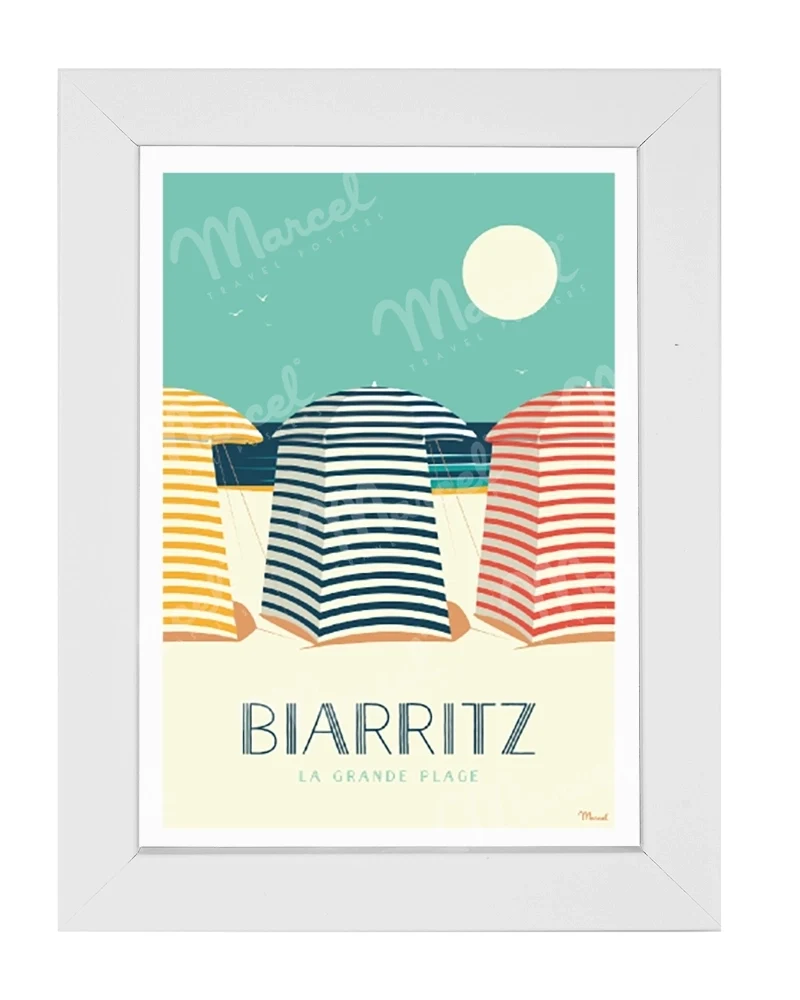 Carte Postale BIARRITZ "Les Tentes"