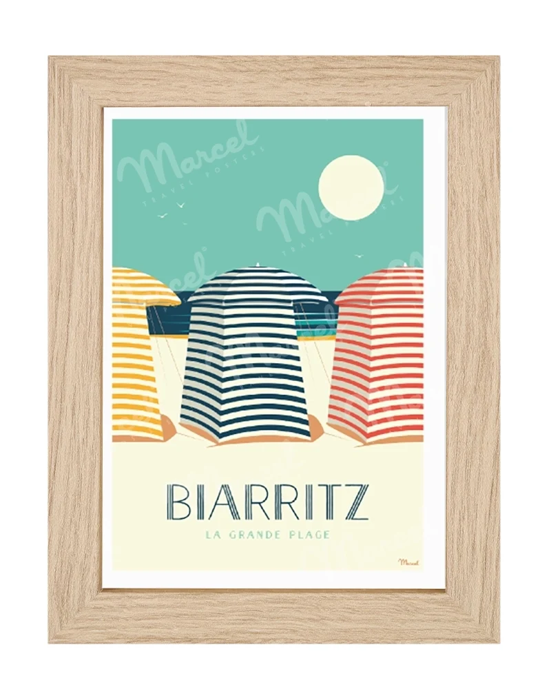 Carte Postale BIARRITZ "Les Tentes"