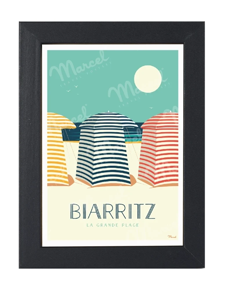 Carte Postale BIARRITZ "Les Tentes"