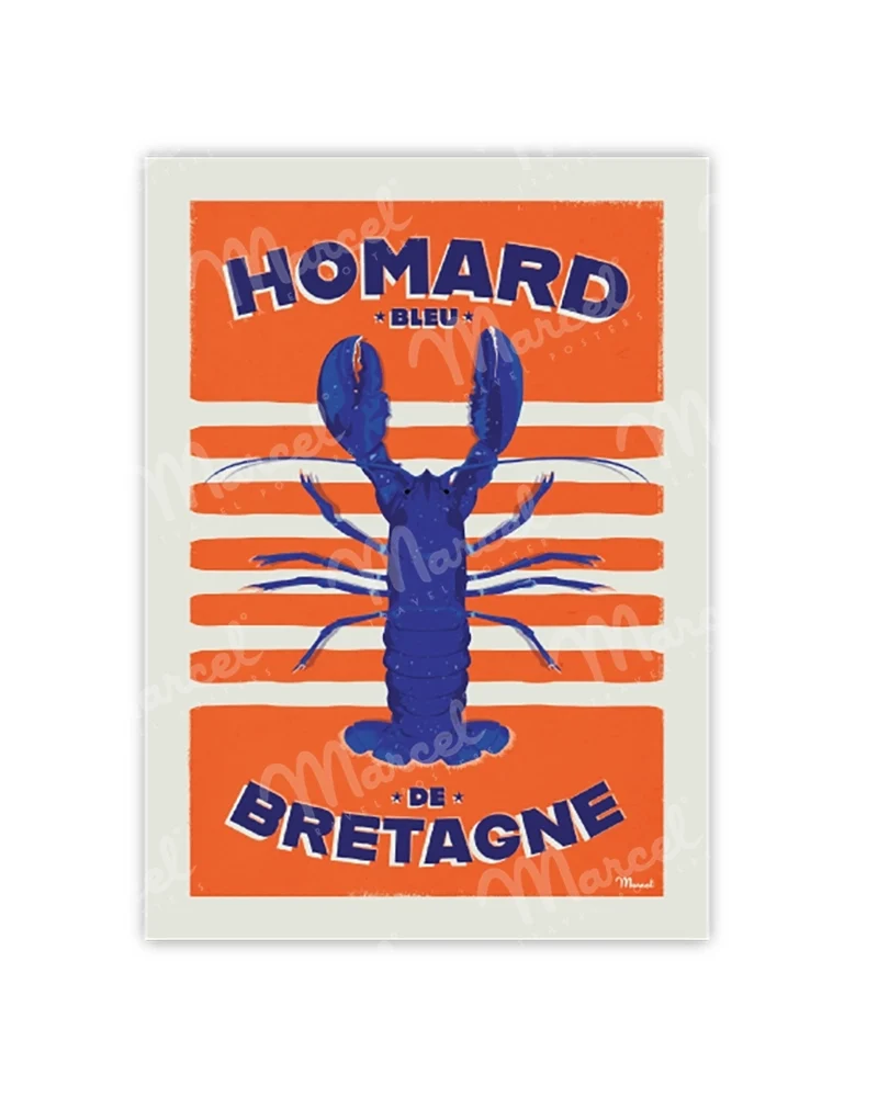 Carte Postale "Homard Bleu de BRETAGNE"
