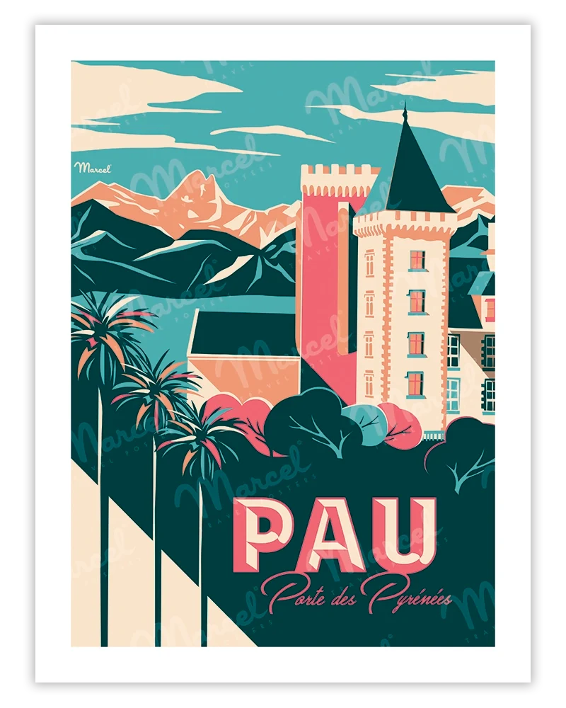 Affiche PAU "Porte des Pyrénées"