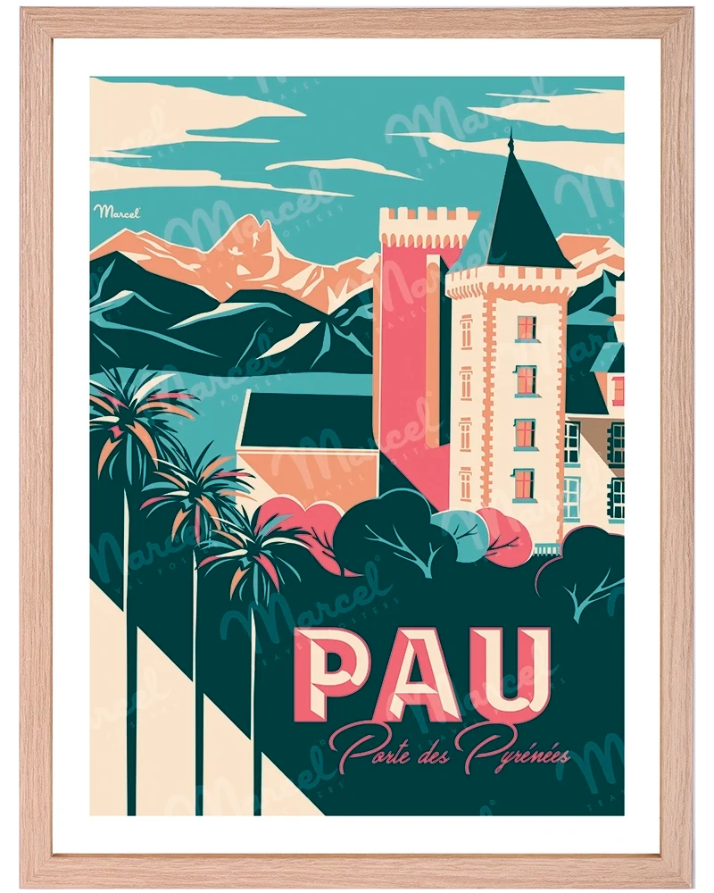 Affiche PAU "Porte des Pyrénées"