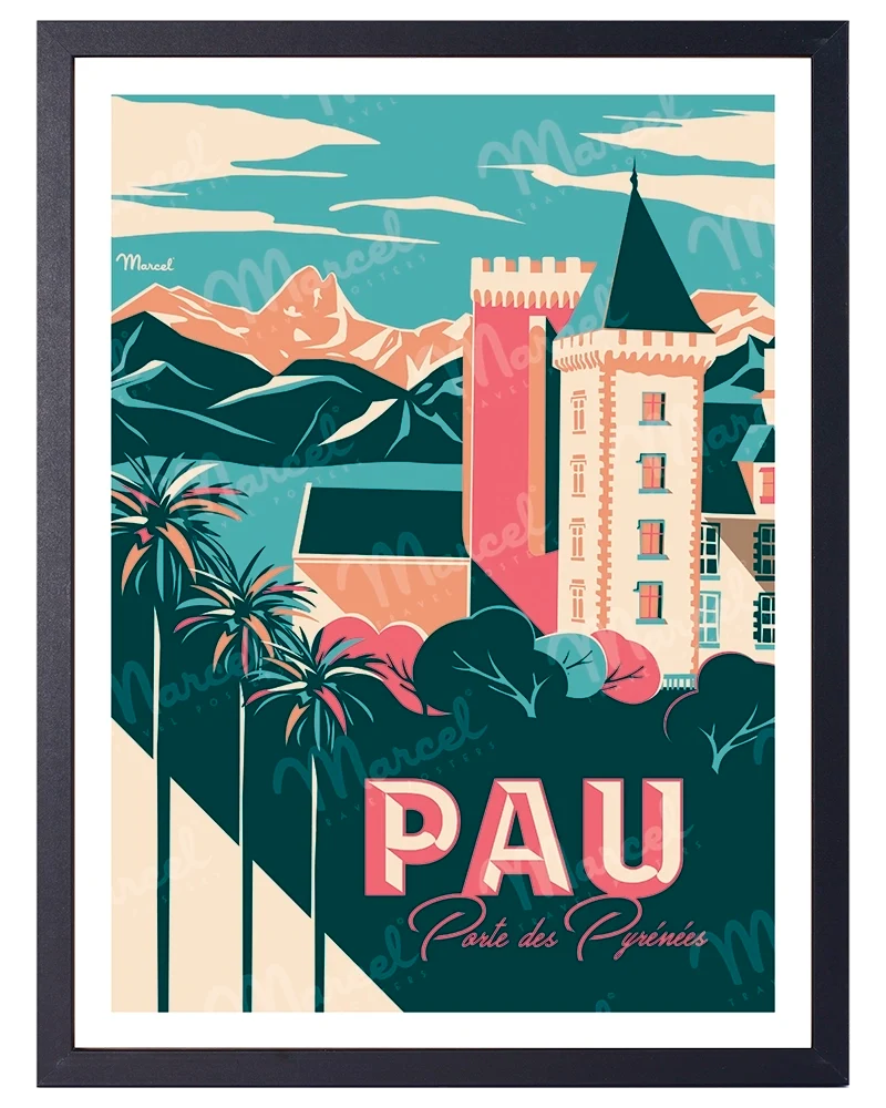 Affiche PAU "Porte des Pyrénées"
