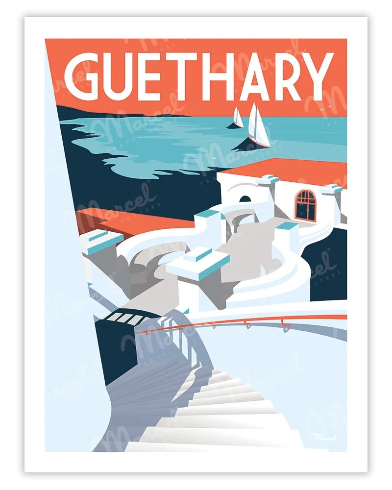 Affiche GUETHARY "La Passerelle"